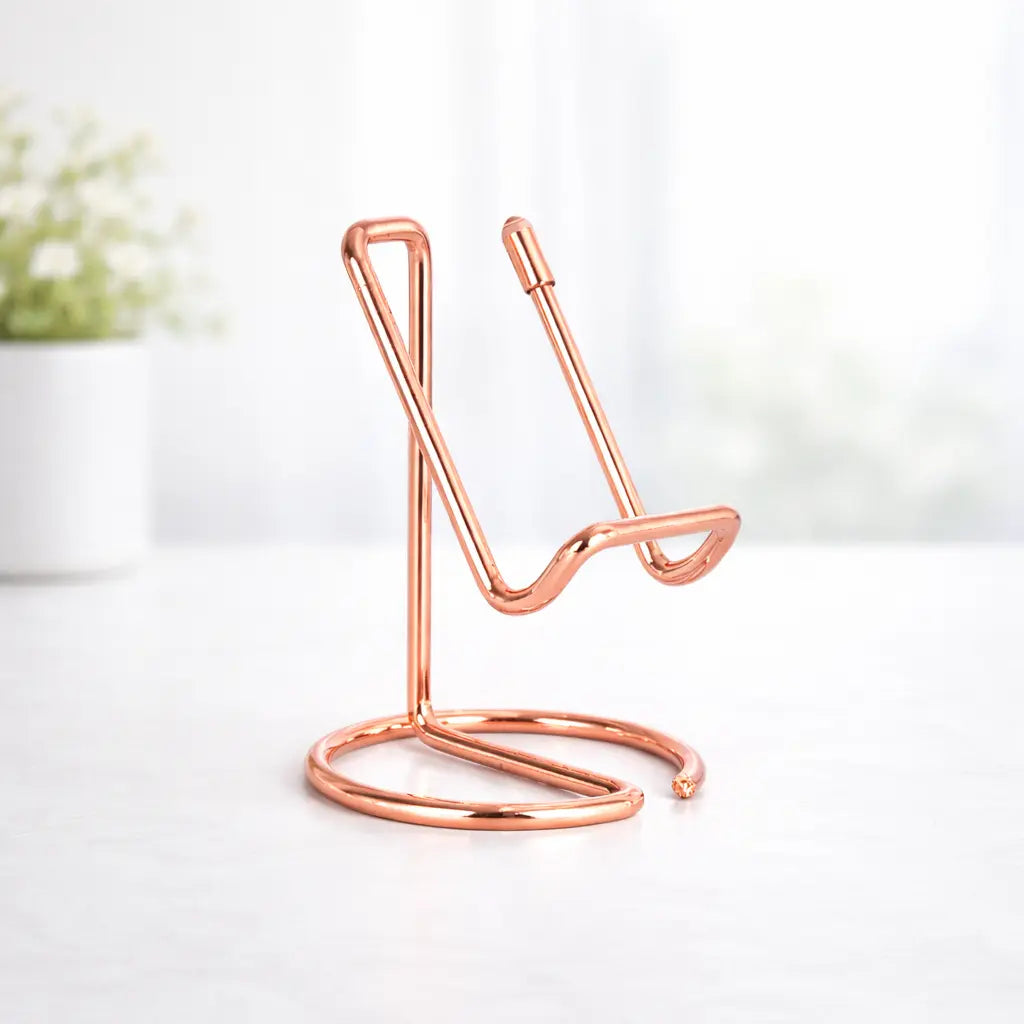 Support Téléphone Bureau Rose