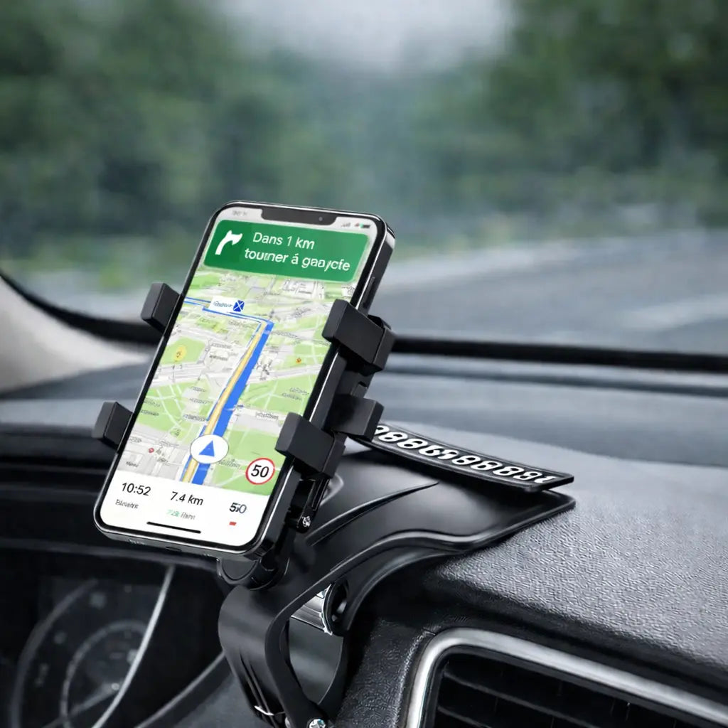 Support téléphone voiture universel – Stable & Compatible iPhone / Android