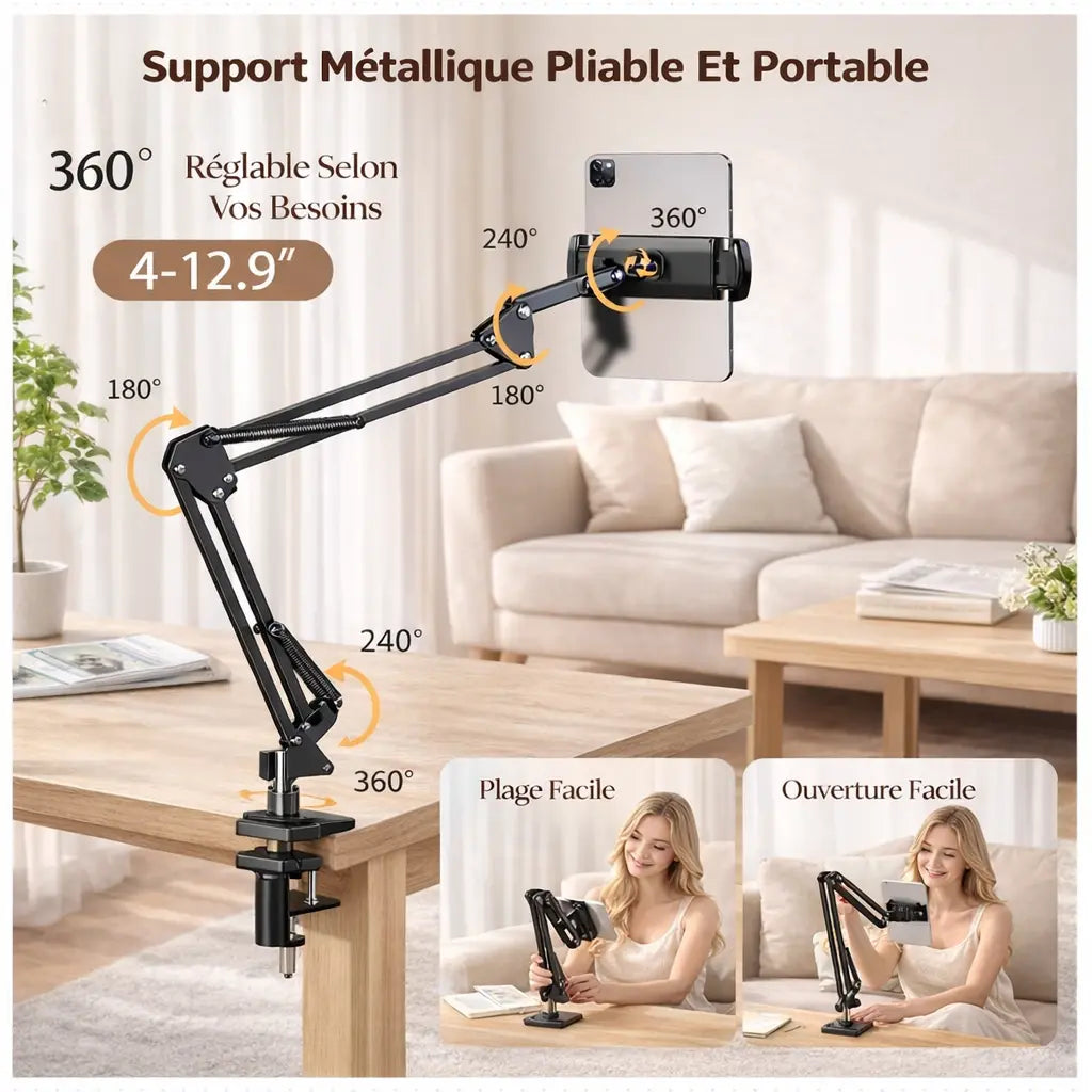 Support Téléphone Lit